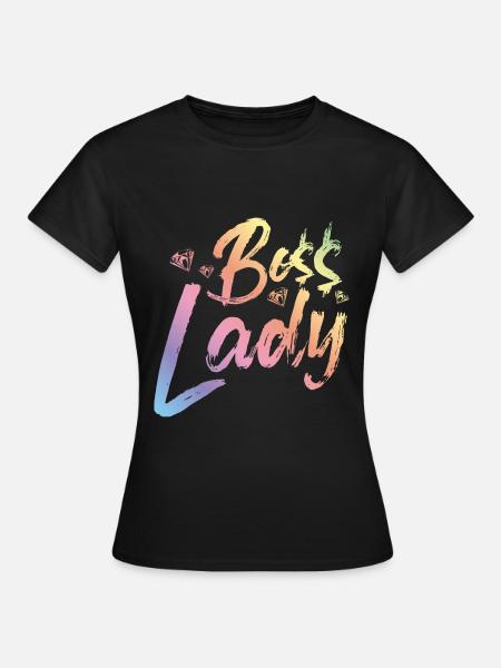 Boss Lady - Frauen T-Shirt - Schwarz