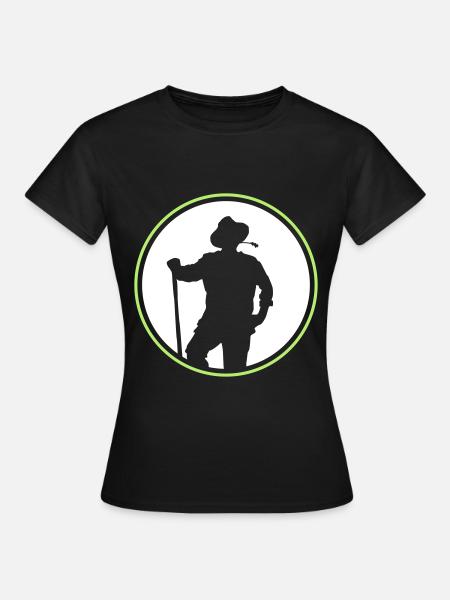 farmer kreis - Frauen T-Shirt - Schwarz