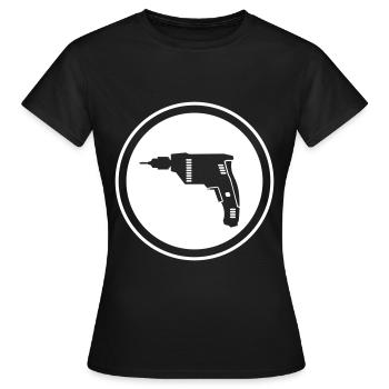 Drill - Women's T-Shirt - black - Front - AI Model Female 172 dark (172cm)