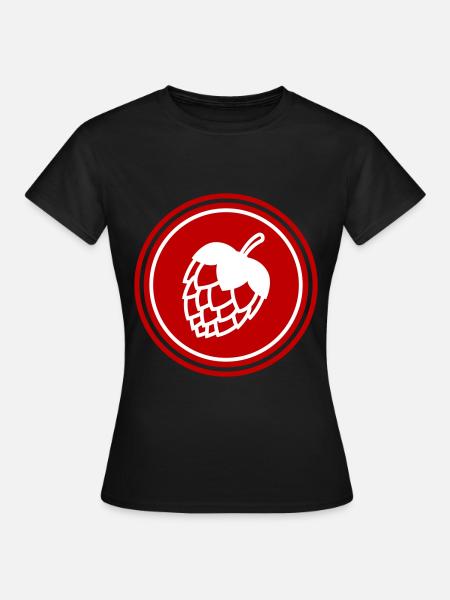 Bier zapfen icon - Frauen T-Shirt - Schwarz