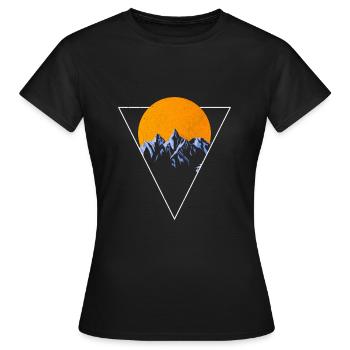 Paysage - T-shirt Femme - noir - Devant - AI Model Female 172 dark (172cm)