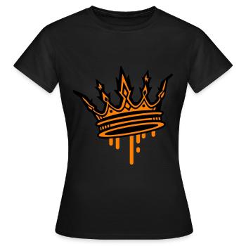 Crown Royal Symbol - Women's T-Shirt - black - Front - AI Model Female 172 dark (172cm)