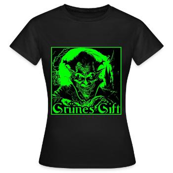 Dracula, grünes Gift - Frauen T-Shirt - Schwarz - Vorne - AI Model Female 172 dark (172cm)
