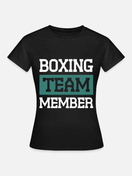 Boxing Team - Frauen T-Shirt - Schwarz