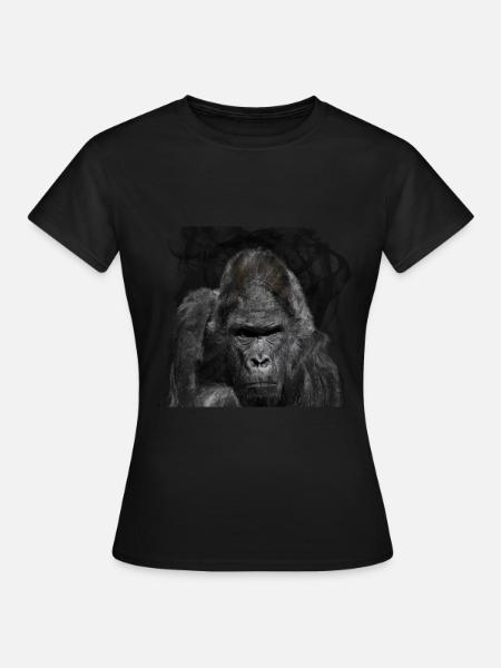 Gorilla - Frauen T-Shirt - Schwarz