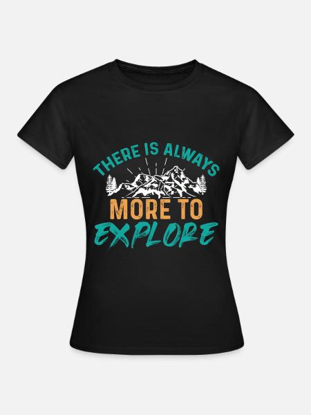 erkunden reisen - Frauen T-Shirt - Schwarz