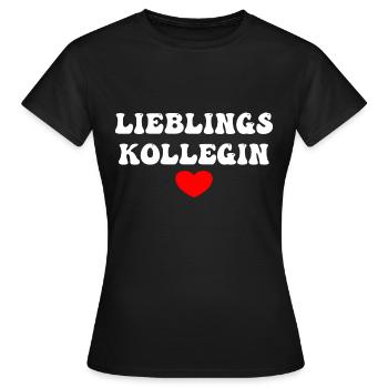 Lieblingskollegin - Frauen T-Shirt - Schwarz - Vorne - AI Model Female 172 dark (172cm)