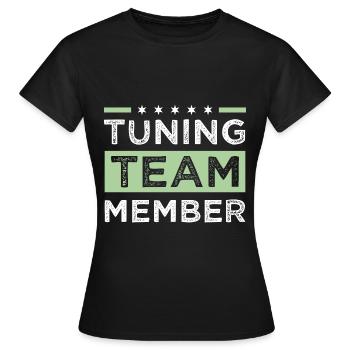 Équipe de tuning - T-shirt Femme - noir - Devant - AI Model Female 172 dark (172cm)