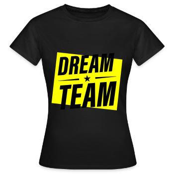 Équipe de rêve - T-shirt Femme - noir - Devant - AI Model Female 172 dark (172cm)