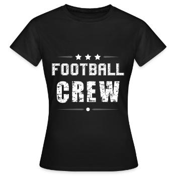 Équipe de football - T-shirt Femme - noir - Devant - AI Model Female 172 dark (172cm)