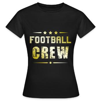 Équipe de football - T-shirt Femme - noir - Devant - AI Model Female 172 dark (172cm)
