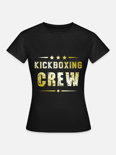 Kickboxing Crew - Frauen T-Shirt - Schwarz
