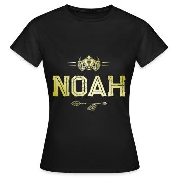 Noah - Frauen T-Shirt - Schwarz - Vorne - AI Model Female 172 dark (172cm)