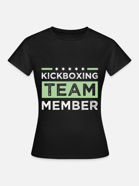 Kickboxing Team - Frauen T-Shirt - Schwarz