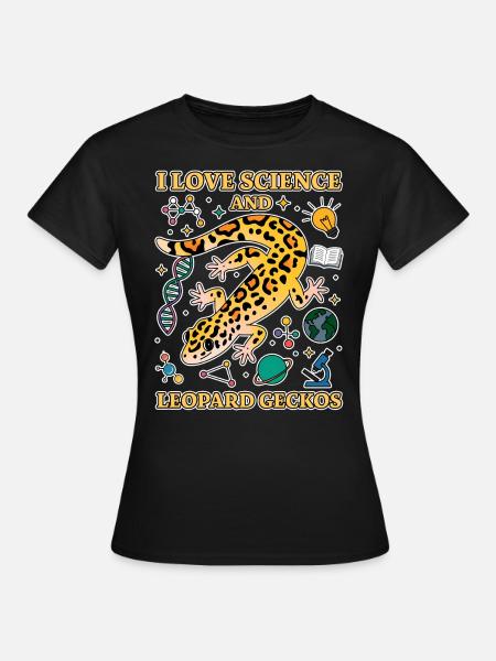 Leopardgecko Spruch Student Leopardgecko Geschenk - Frauen T-Shirt - Schwarz