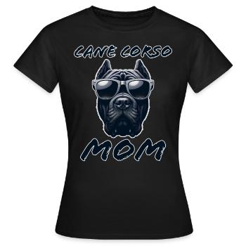 Cane Corso Italiano Mom Mom Cane Corso Gift - Women's T-Shirt - black - Front - AI Model Female 172 dark (172cm)