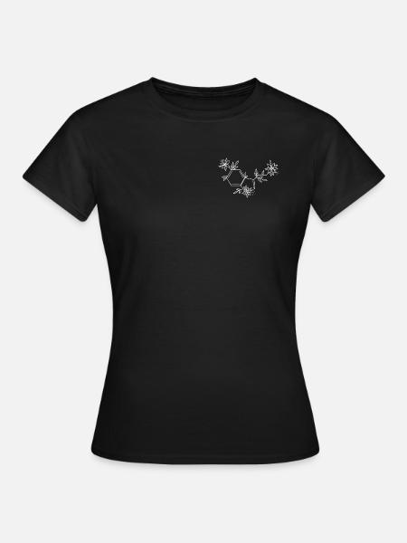 Chemistry flowers - Women's T-Shirt - black