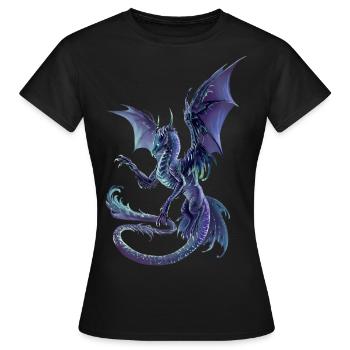 celestial dragon - Frauen T-Shirt - Schwarz - Vorne - AI Model Female 172 dark (172cm)