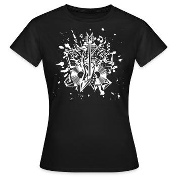 Bass - Frauen T-Shirt - Schwarz - Vorne - AI Model Female 172 dark (172cm)