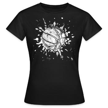 Basketball Dribbling Amerika Sport Basketballer - Frauen T-Shirt - Schwarz - Vorne - AI Model Female 172 dark (172cm)