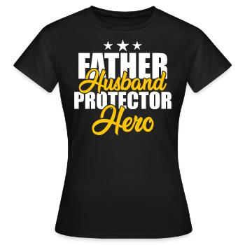 Vatertag Daddy Papas Liebling Superdad Big daddy - Frauen T-Shirt - Schwarz - Vorne - AI Model Female 172 dark (172cm)