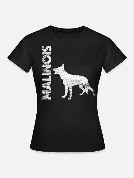 Belge malinois - T-shirt Femme - noir