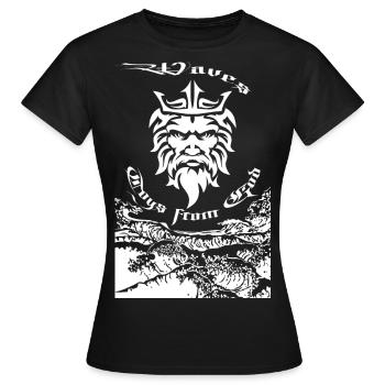 Jouets Waves de Dieu - T-shirt Femme - noir - Devant - AI Model Female 172 dark (172cm)