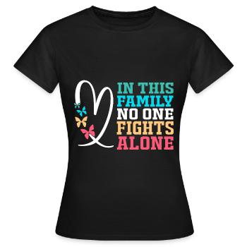 Stroke Stroke - Women's T-Shirt - black - Front - AI Model Female 172 dark (172cm)