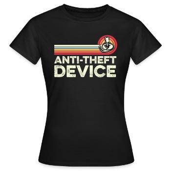 Manuel de boîte de vitesses amusante du dispositif antivol - T-shirt Femme - noir - Devant - AI Model Female 172 dark (172cm)