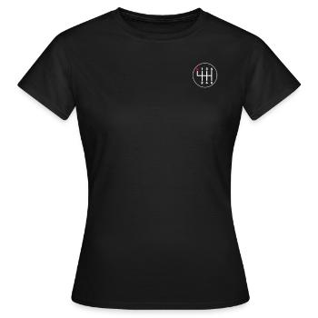 Boîte de vitesses manuelle Shifter Funny Transmission manuelle - T-shirt Femme - noir - Devant - AI Model Female 172 dark (172cm)