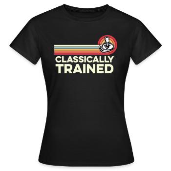 Manuel de transmission manuelle de formation classique - T-shirt Femme - noir - Devant - AI Model Female 172 dark (172cm)