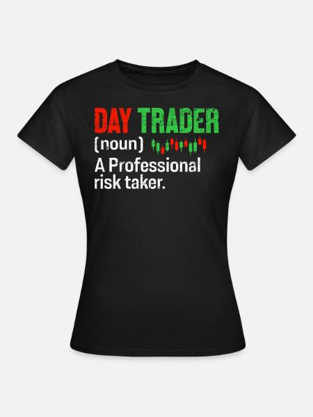 Daytrader Lustige Definition Candlestick - Frauen T-Shirt - Schwarz