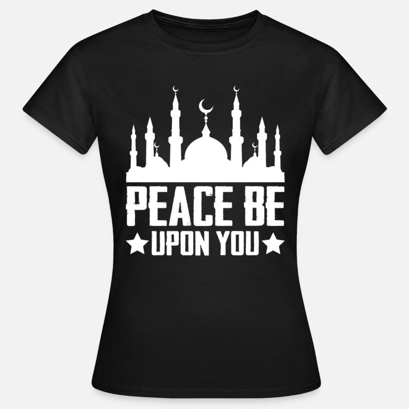 Friede sei mit dir Assalamu Alaikum Islam Stolz - Frauen T-Shirt - Schwarz
