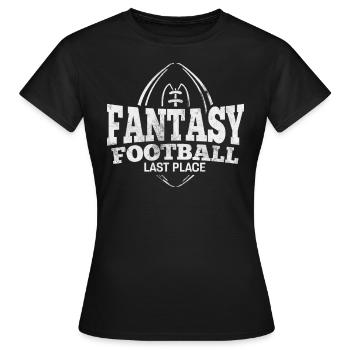 Fantasy Football Dernière place Drôle FFL Commish - T-shirt Femme - noir - Devant - AI Model Female 172 dark (172cm)