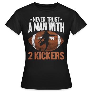 Lustiger Fußball Fantasy Draft Kickers Kommissar - Frauen T-Shirt - Schwarz - Vorne - AI Model Female 172 dark (172cm)