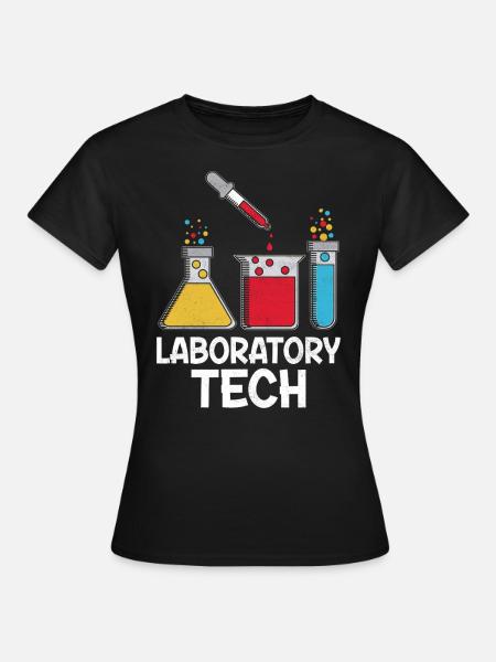 Labortechniker Lustig MLS Laborwissenschaftler Medizin - Frauen T-Shirt - Schwarz