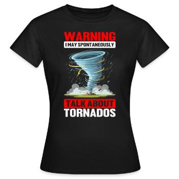 Météorologie drôle Météorologie Météorologue - T-shirt Femme - noir - Devant - AI Model Female 172 dark (172cm)