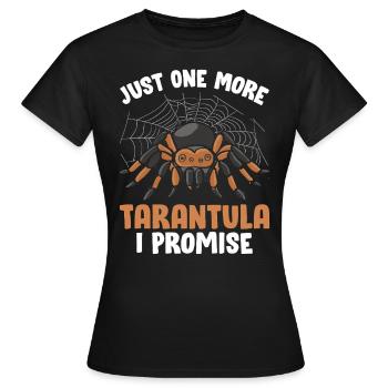 Juste une tarentule de plus arachnide exotique poilu - T-shirt Femme - noir - Devant - AI Model Female 172 dark (172cm)