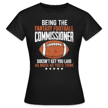 Être le Fantasy Football Draft Kickers drôle - T-shirt Femme - noir - Devant - AI Model Female 172 dark (172cm)