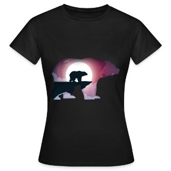 porter - T-shirt Femme - noir - Devant - AI Model Female 172 dark (172cm)