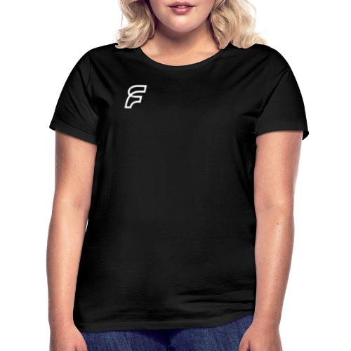 FaMe Icon Weiß + Schrift - Frauen T-Shirt