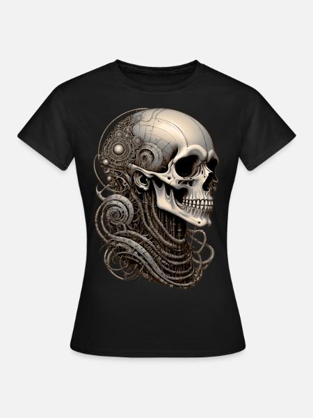 Skull - Frauen T-Shirt - Schwarz