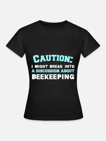 Caution - Frauen T-Shirt - Schwarz