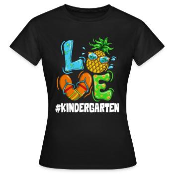 Éducateur Dernier jour Tenue de vacances Voyage Vacances - T-shirt Femme - noir - Devant - AI Model Female 172 dark (172cm)