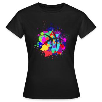 Basketball Basketballspieler Überraschungsoutfit - Frauen T-Shirt - Schwarz - Vorne - AI Model Female 172 dark (172cm)