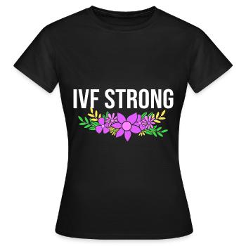 Ivf Retrieval Reagenzglas Künstliche Befruchtung - Frauen T-Shirt - Schwarz - Vorne - AI Model Female 172 dark (172cm)