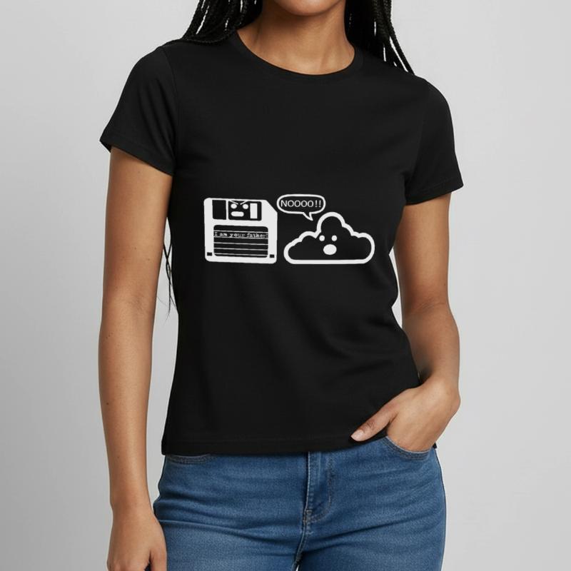 Diskette Cloud Programmierer Frauen T-Shirt