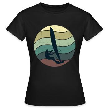 Windsurfer Windsurf - T-shirt Femme - noir - Devant - AI Model Female 172 dark (172cm)