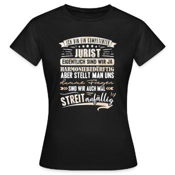 Kompetenter Jurist Jurist - Frauen T-Shirt - Schwarz - Vorne - AI Model Female 172 dark (172cm)