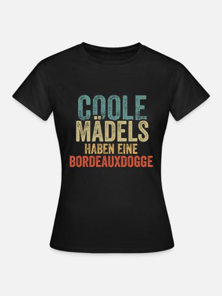 Bordeauxdogge - Frauen T-Shirt - Schwarz